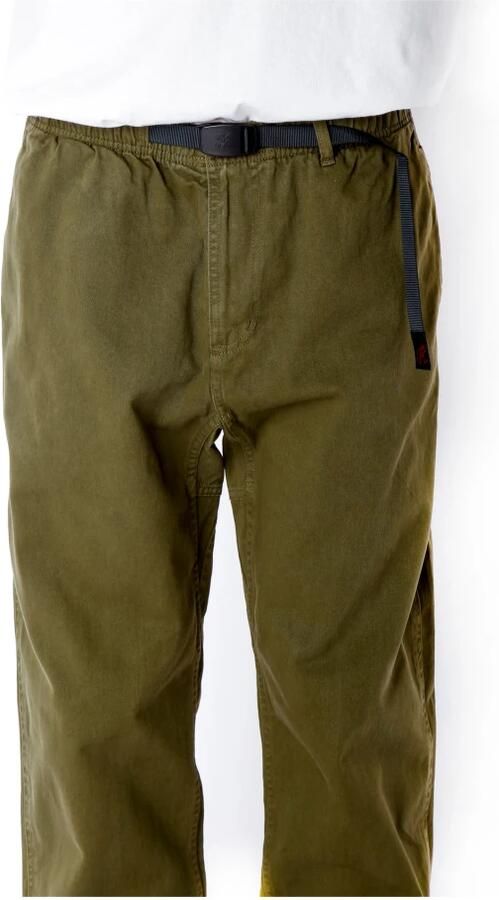 Gramicci Katoenen Twill Broek met Gesp Green Heren - Foto 8