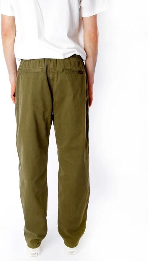 Gramicci Katoenen Twill Broek met Gesp Green Heren - Foto 7