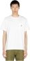 Gramicci Katoenen T-Shirt met Logo Borduursel White Heren - Thumbnail 3