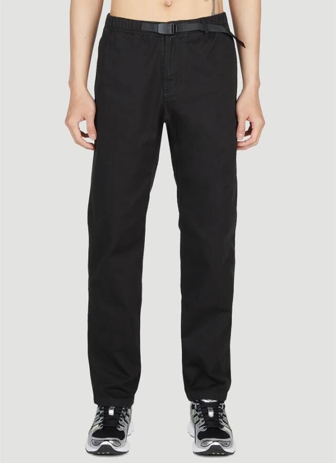 Gramicci Katoenen twill broek met gesp Zwart Heren