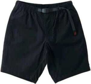Gramicci Mid-Rise Shorts met Logo Black Heren