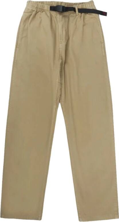 Gramicci Beige Katoenen Broek met Verstelbaar Koord Beige Heren
