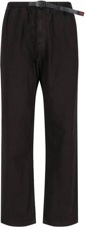 Gramicci Katoenen twill broek met gesp Zwart Heren