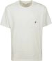 Gramicci Katoenen T-Shirt met Logo Borduursel White Heren - Thumbnail 2