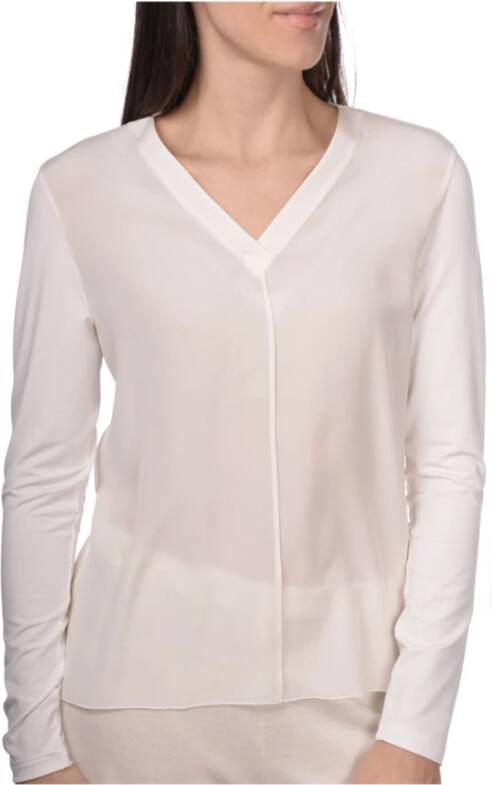 Gran Sasso 003 Pullover Stijlvol en Comfortabel White Dames