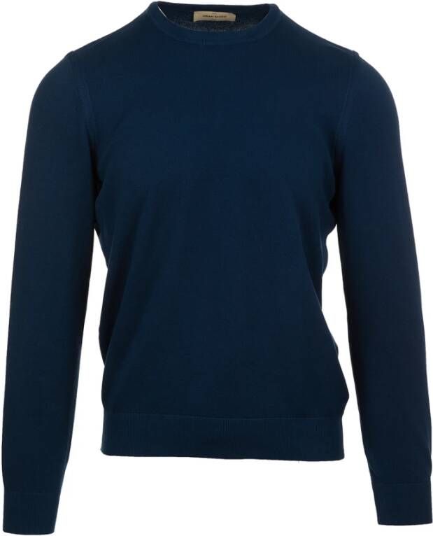 Gran Sasso Blauwe Sweaters voor Heren Blauw Heren