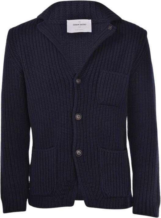 Gran Sasso Cardigans Blauw Heren