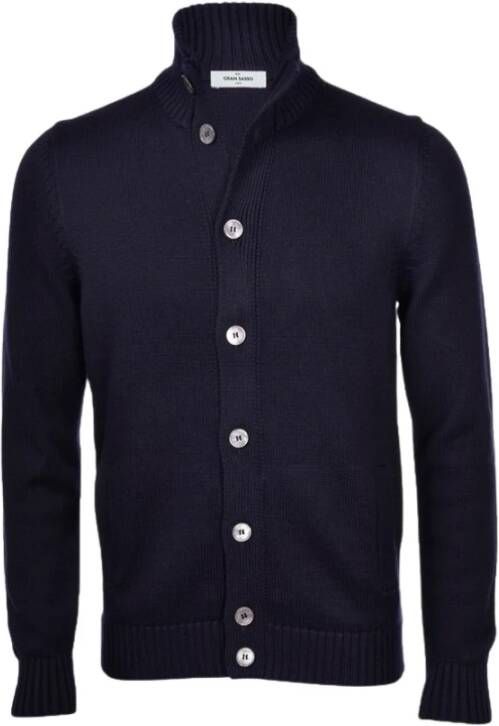 Gran Sasso Cardigans Blauw Heren