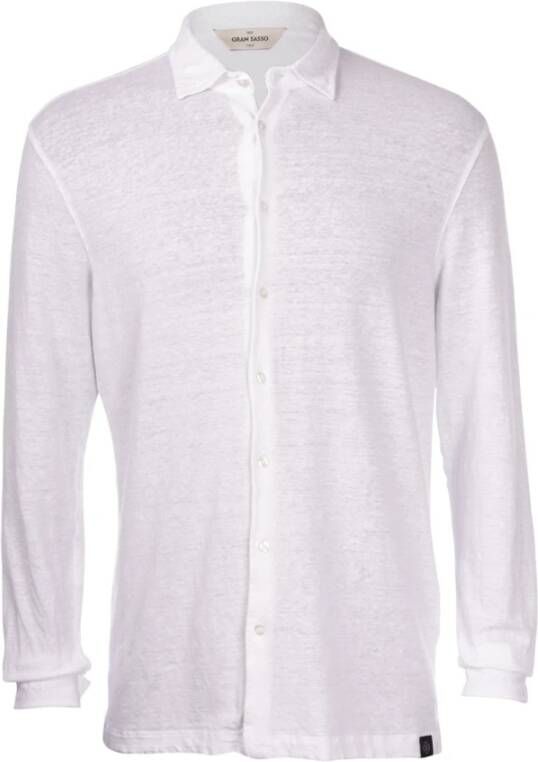 Gran Sasso Casual overhemd Wit Heren