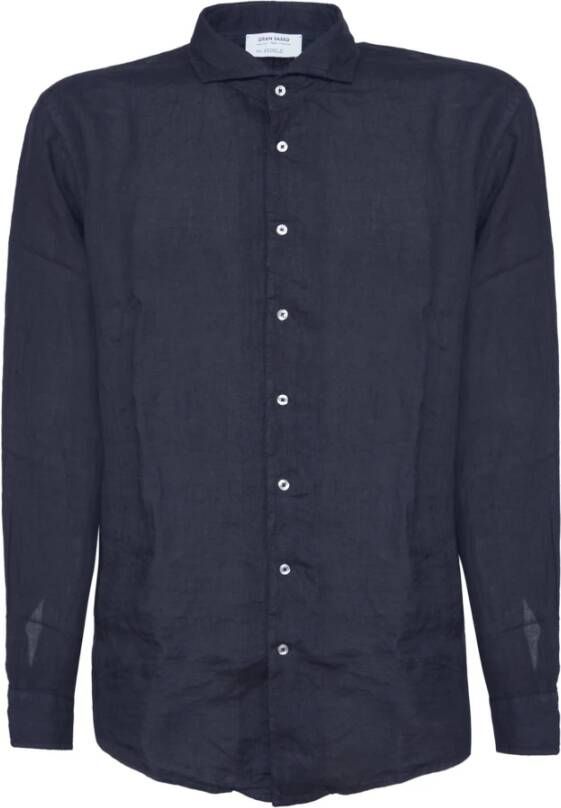 Gran Sasso Casual Shirts Blauw Heren