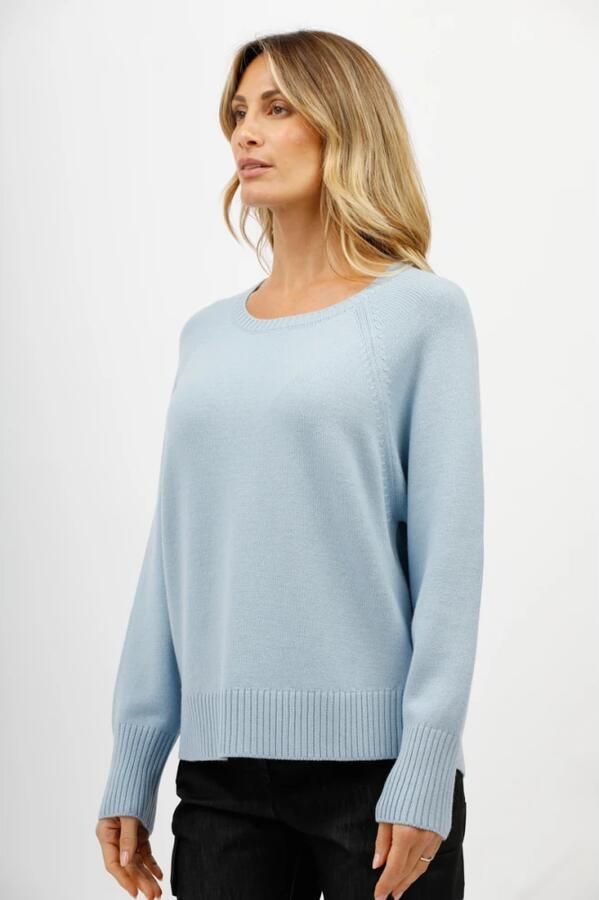 Gran Sasso Ronde hals trui Blue Dames - Foto 2