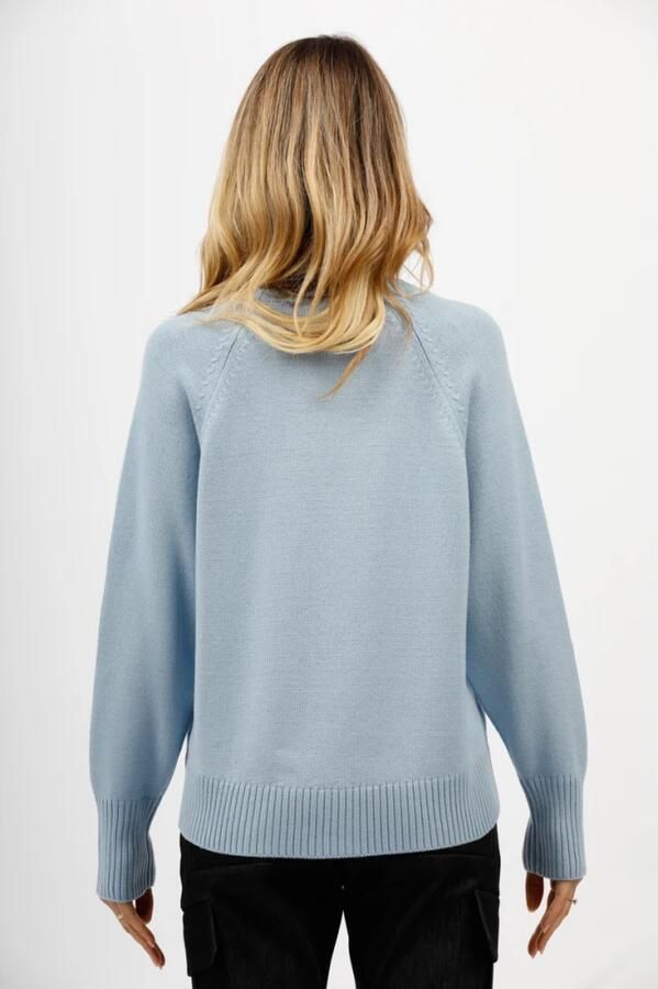 Gran Sasso Ronde hals trui Blue Dames - Foto 3