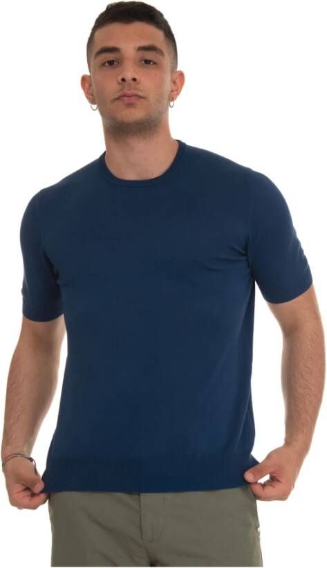 Gran Sasso Jersey T-shirt Blauw Heren