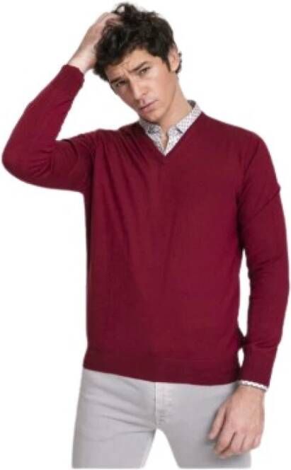 Gran Sasso Knitwear Rood Heren