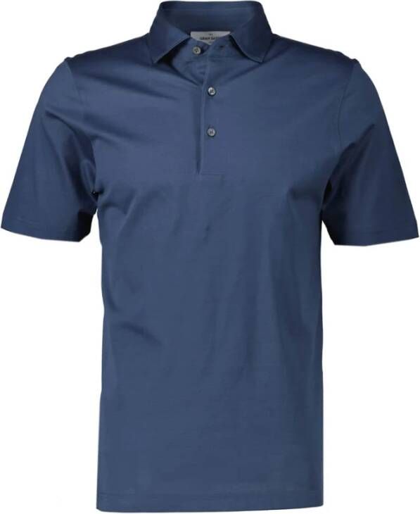 Gran Sasso Polo Blauw Heren