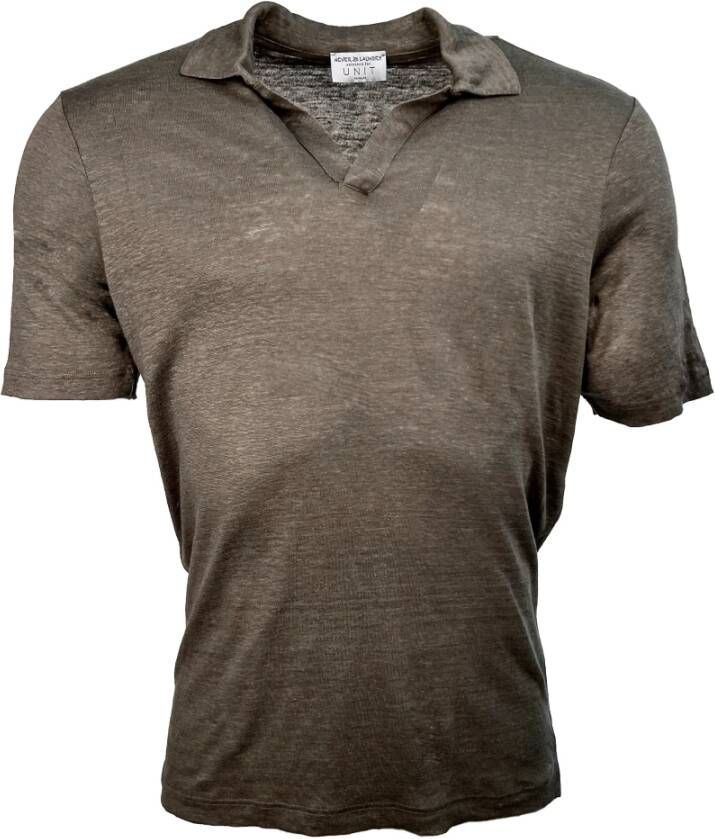 Gran Sasso Polo Shirts Groen Heren