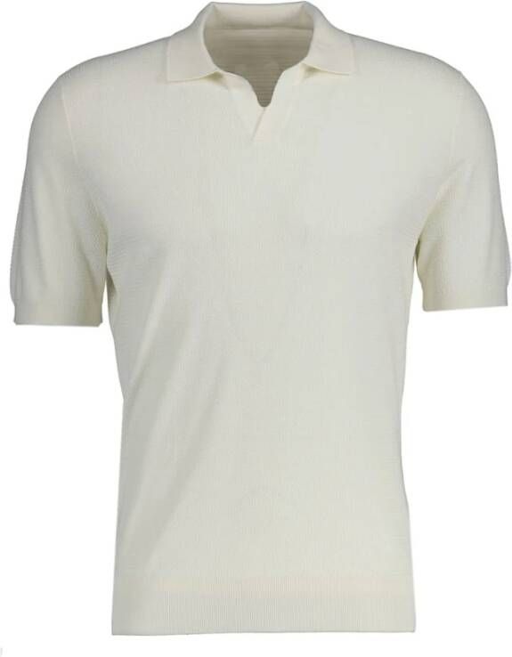 Gran Sasso Polo Shirts Wit Heren