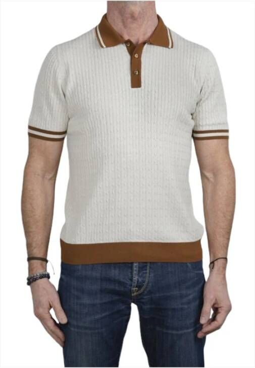 Gran Sasso Poloshirt Beige Heren