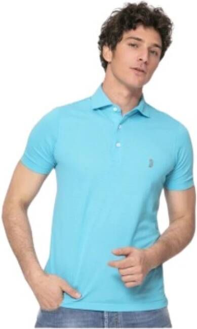 Gran Sasso Poloshirt Blauw Heren