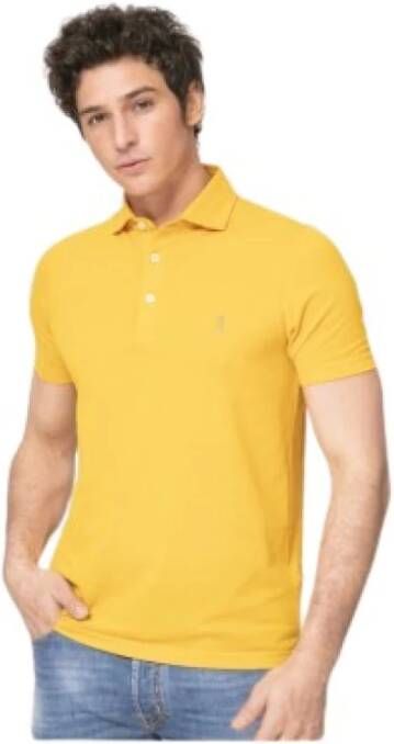 Gran Sasso Poloshirt Yellow Heren