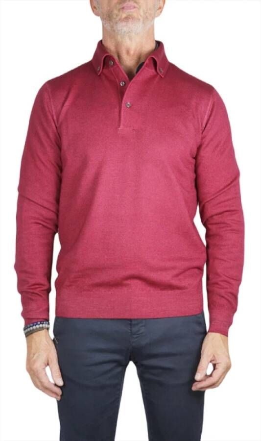 Gran Sasso Poloshirt Rood Heren