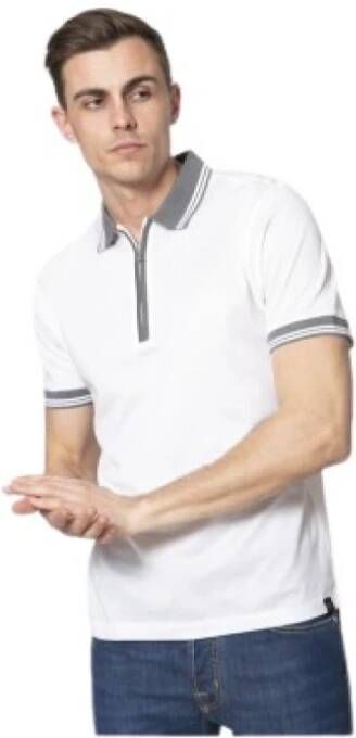 Gran Sasso Poloshirt White Heren