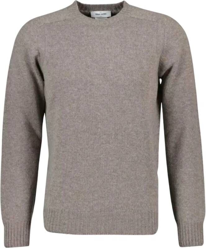 Gran Sasso Pullover Taupe 24157 25024 017 Bruin Heren