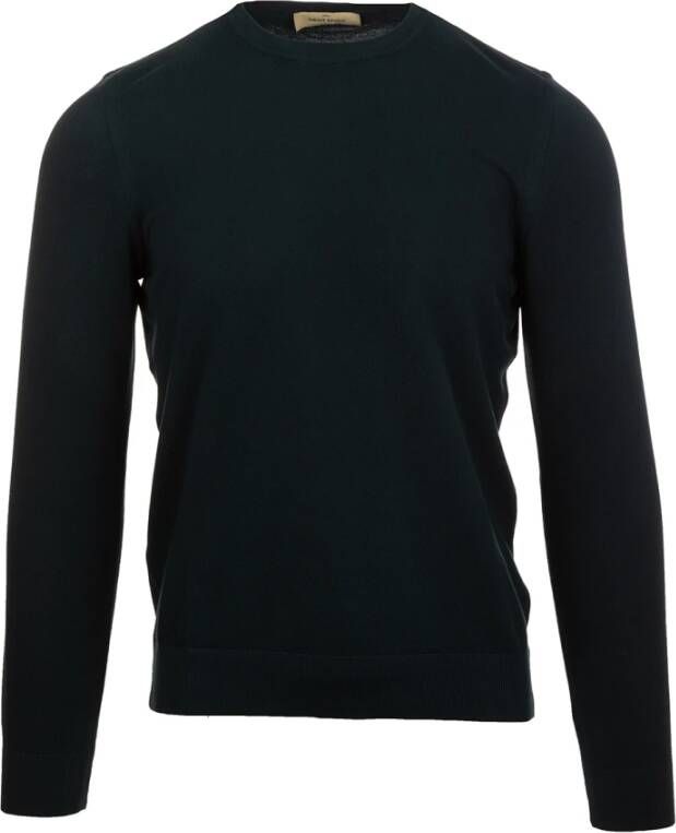 Gran Sasso Round-neck Knitwear Blauw Heren