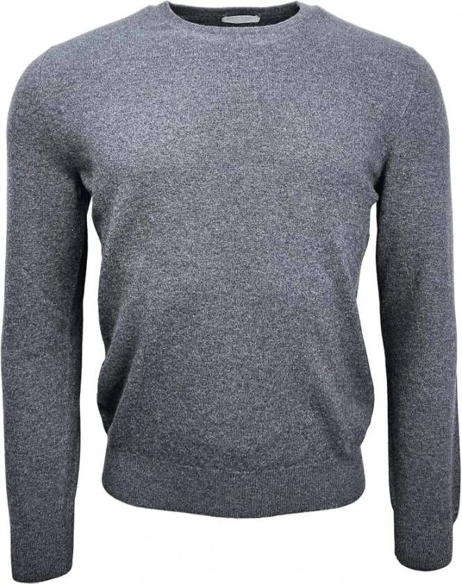 Gran Sasso Round-neck Knitwear Grijs Heren