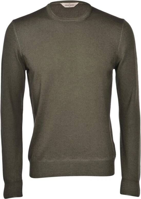 Gran Sasso Round-neck Knitwear Groen Heren