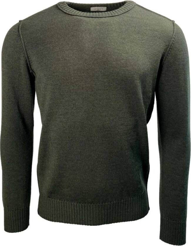 Gran Sasso Round-neck Knitwear Groen Heren