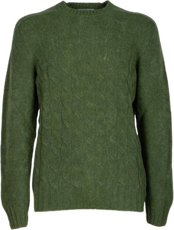 Gran Sasso Round-neck Knitwear Groen Heren