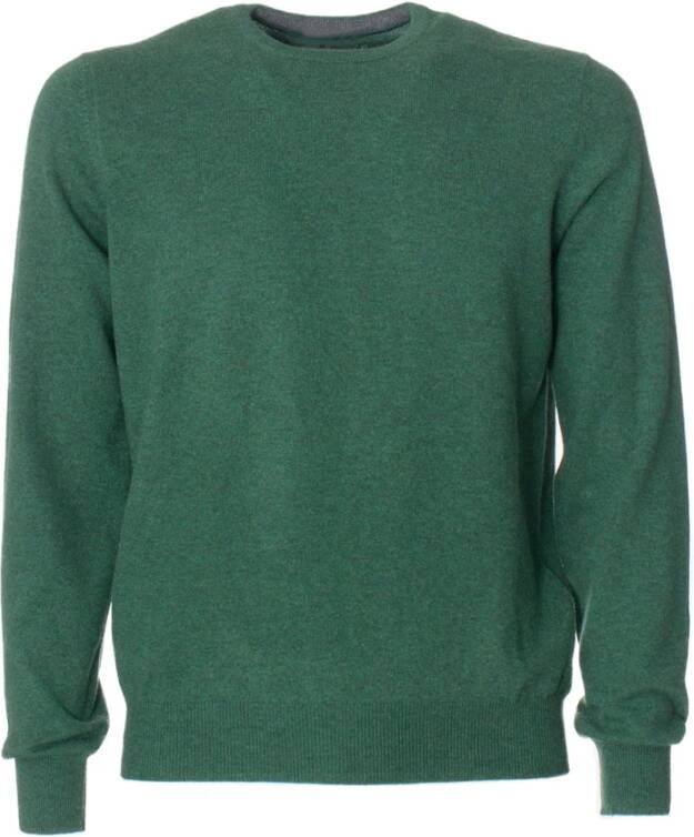 Gran Sasso Round-neck Knitwear Groen Heren