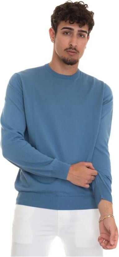 Gran Sasso Round-neck pullover Blauw Heren