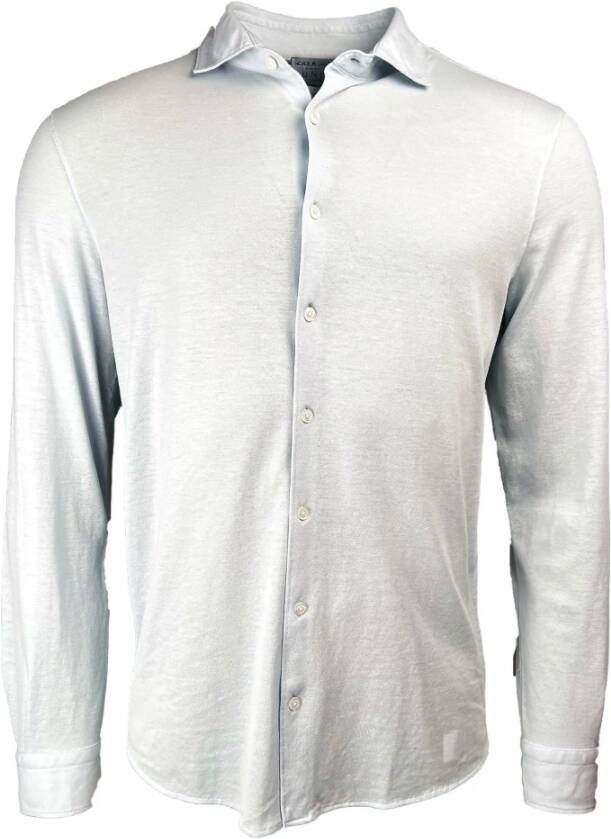 Gran Sasso Shirts Grijs Heren