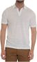 Gran Sasso Short sleeve polo shirt White Heren - Thumbnail 1