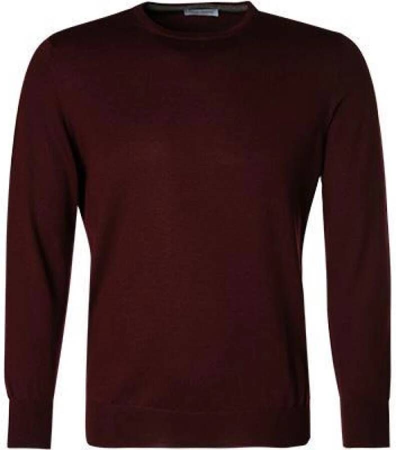Gran Sasso Sweaters Bordeaux Rood Heren