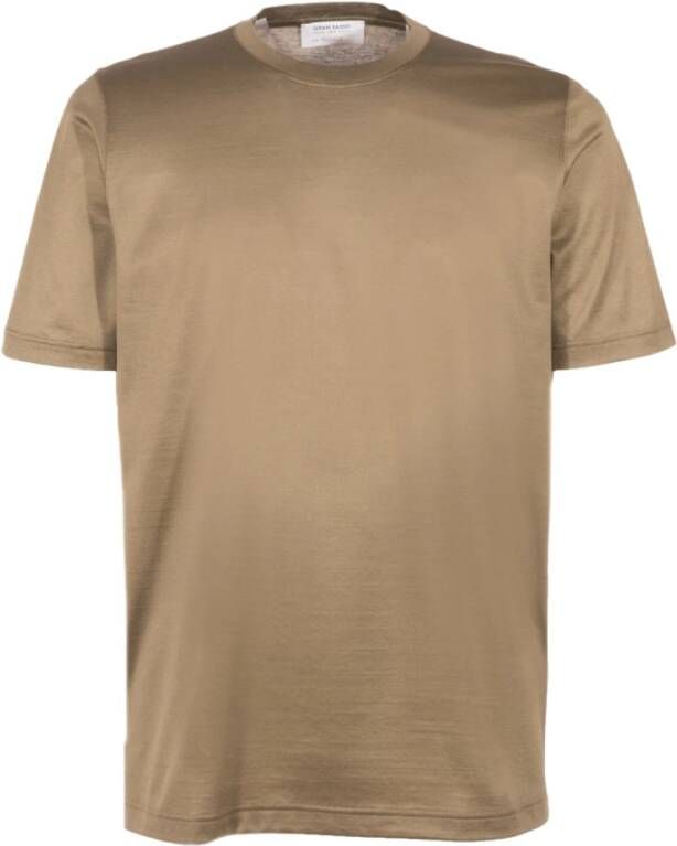 Gran Sasso T-Shirt Beige Heren