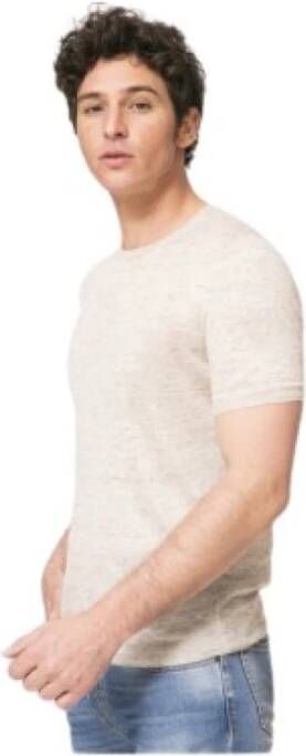 Gran Sasso t-shirt Beige Heren