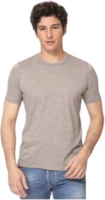 Gran Sasso t-shirt Bruin Heren