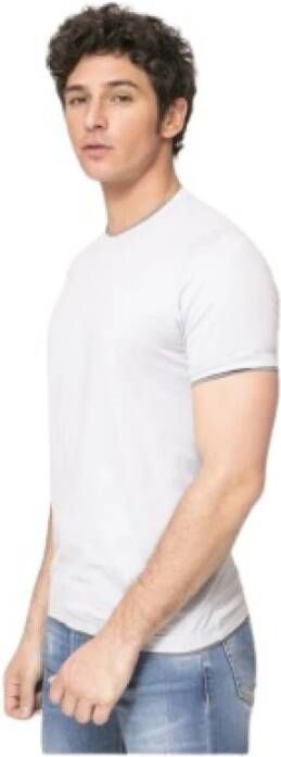 Gran Sasso Lichtgrijs T-shirt Gray Heren