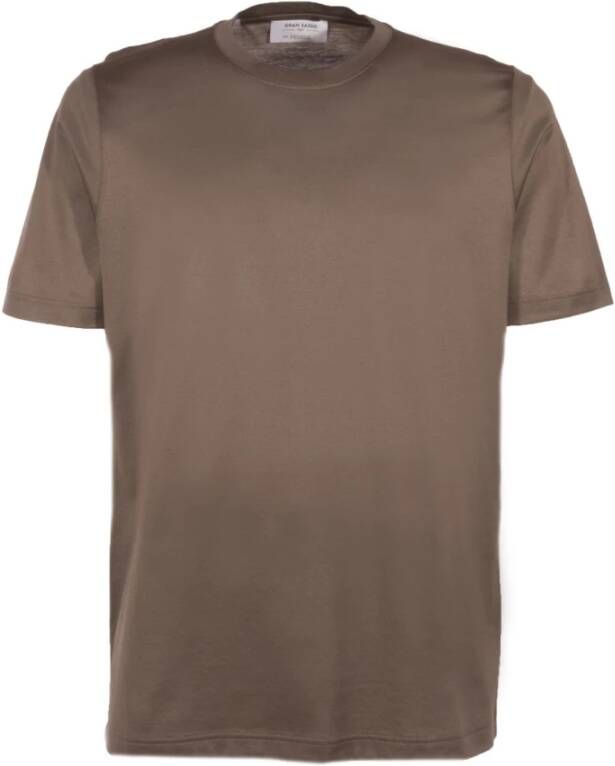 Gran Sasso T-Shirts Beige Heren