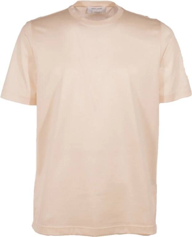 Gran Sasso T-Shirts Beige Heren