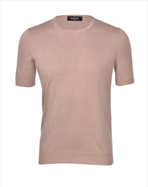 Gran Sasso T-Shirts Beige Heren