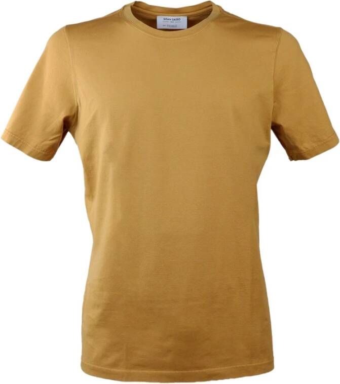 Gran Sasso T-Shirts Bruin Heren