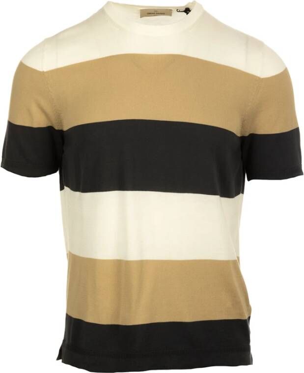 Gran Sasso T-Shirts Bruin Heren
