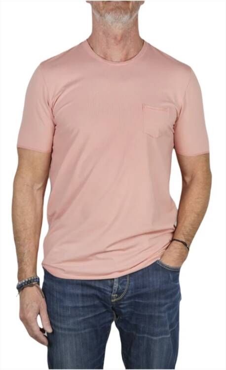 Gran Sasso T-Shirts Roze Heren