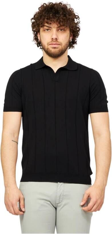 Gran Sasso T-Shirts Zwart Heren