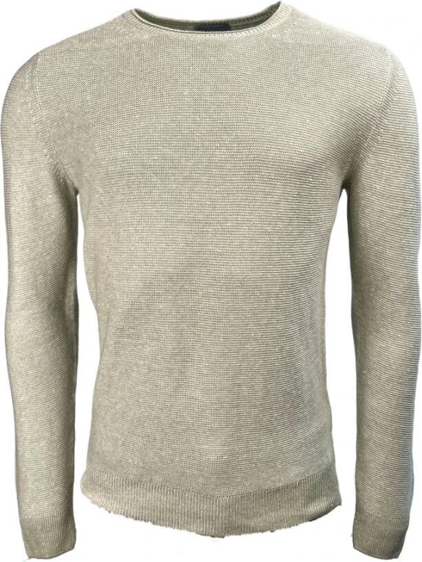 Gran Sasso Trui met ronde hals Beige Heren