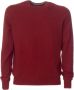 Gran Sasso Trui MET Ronde Hals Rood Heren - Thumbnail 1